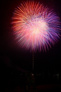 夜空を彩る花火