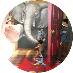 3Dトリックアートイメージ