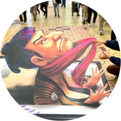 3Dトリックアートイメージ