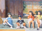 徳乗寺前で遊ぶ童-M10