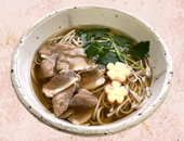 【数量限定】鴨の二八そば（具材・スープ付）